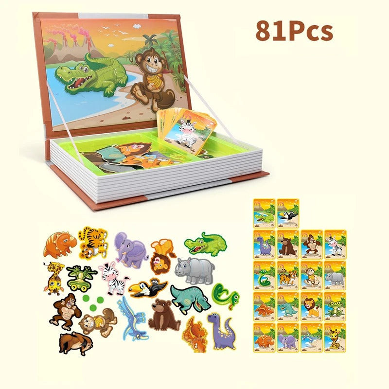 puzzle magnetique animaux