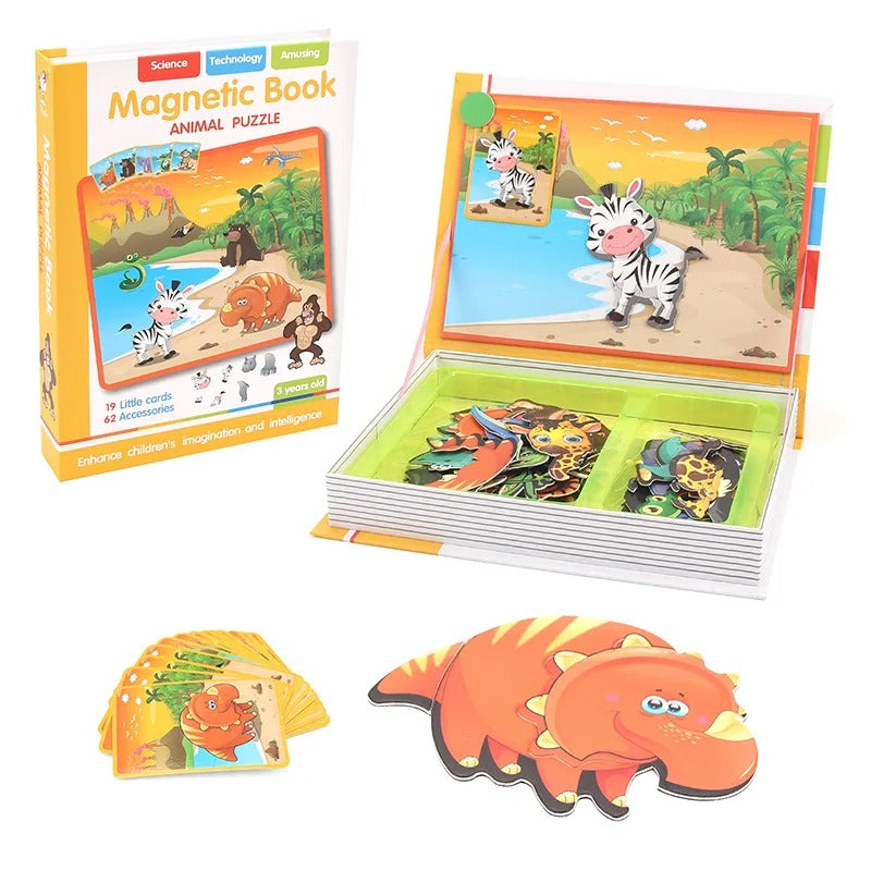 puzzle magnetique animaux