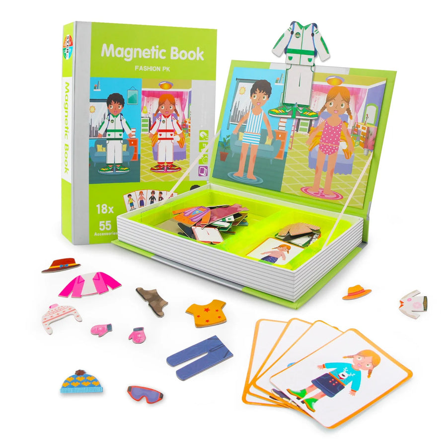 puzzle magnetique garcon fille a habiller