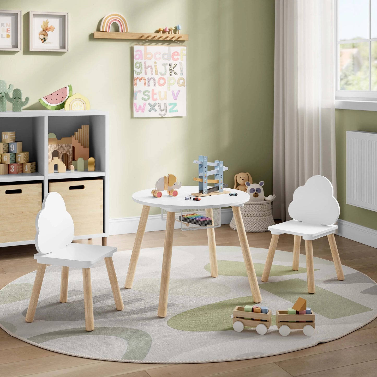 Ensemble Montessori Table & Chaises pour Enfants