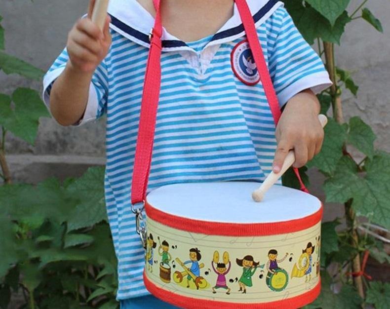 Tambour en bois Montessori pour Bébé | Montezzori Montezzori