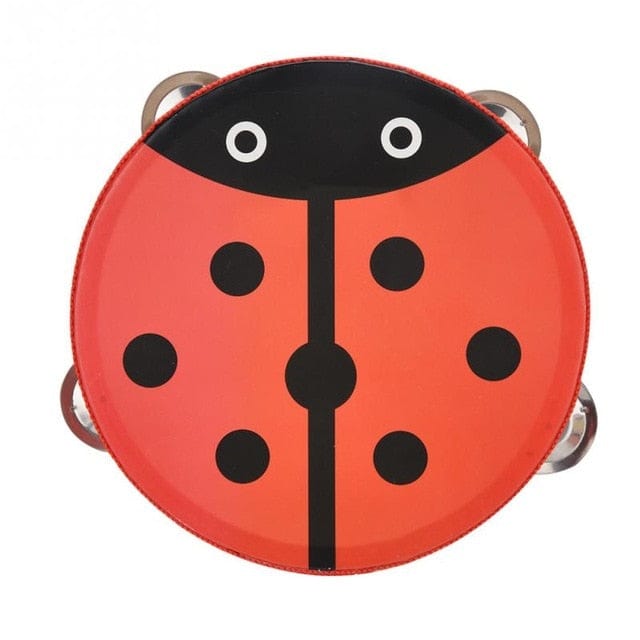 Tambourin Coccinelle Montessori pour Bébé | Montessori Montessori