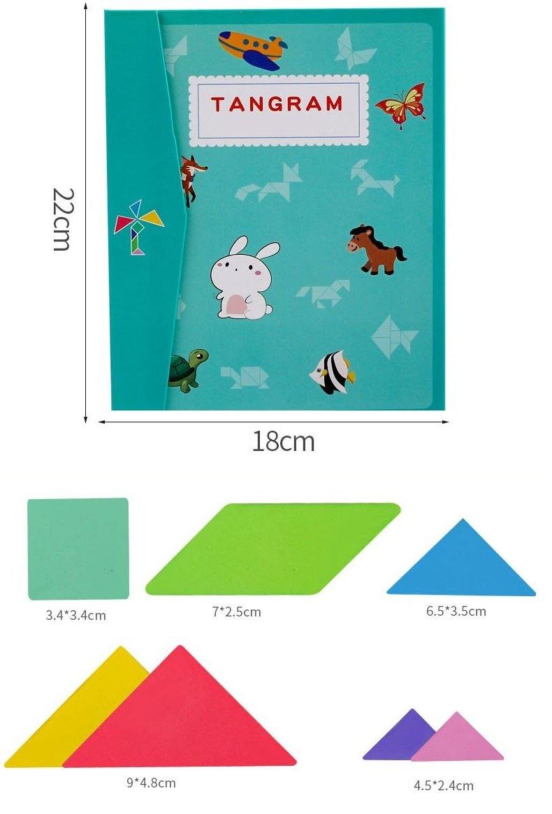 Tangram Magnétique Montessori - Puzzle Premium | Montessori Montessori
