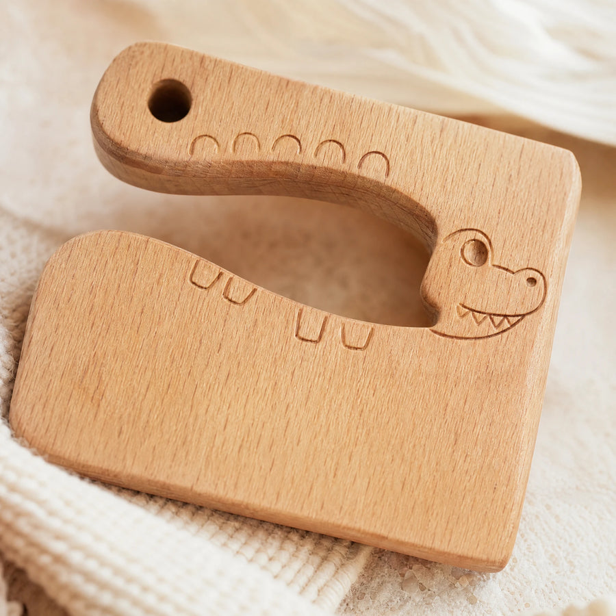 Ustensiles Cuisine Enfant Montessori en Bois et Plastique - Détail matière