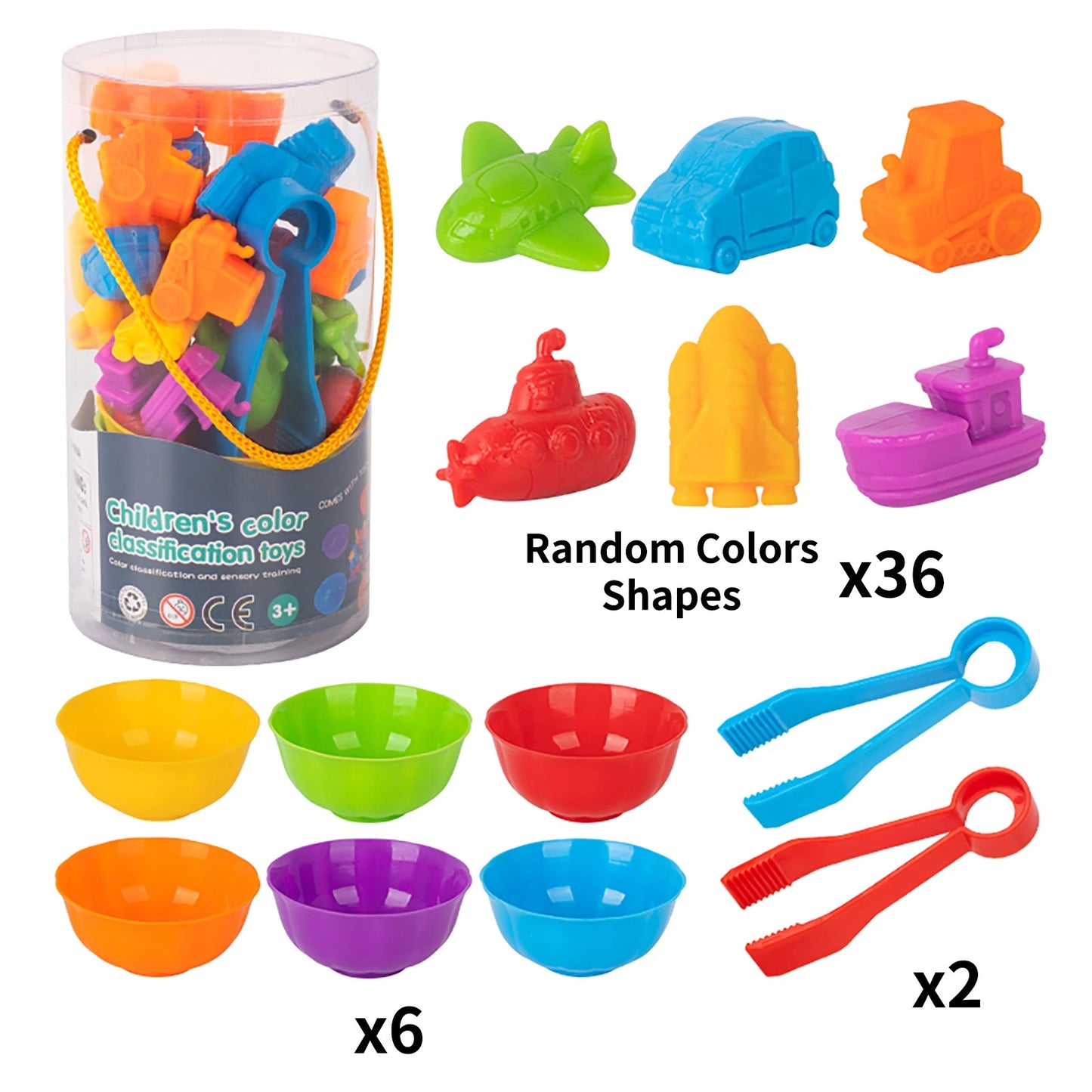 RainbowPlay™ - Jouet Montessori en Pompoms Arc-en-Ciel | Apprentissage Ludique et Sensoriel