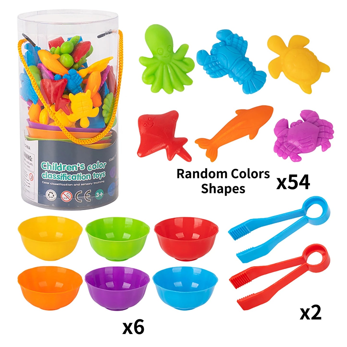 RainbowPlay™ - Jouet Montessori en Pompoms Arc-en-Ciel | Apprentissage Ludique et Sensoriel