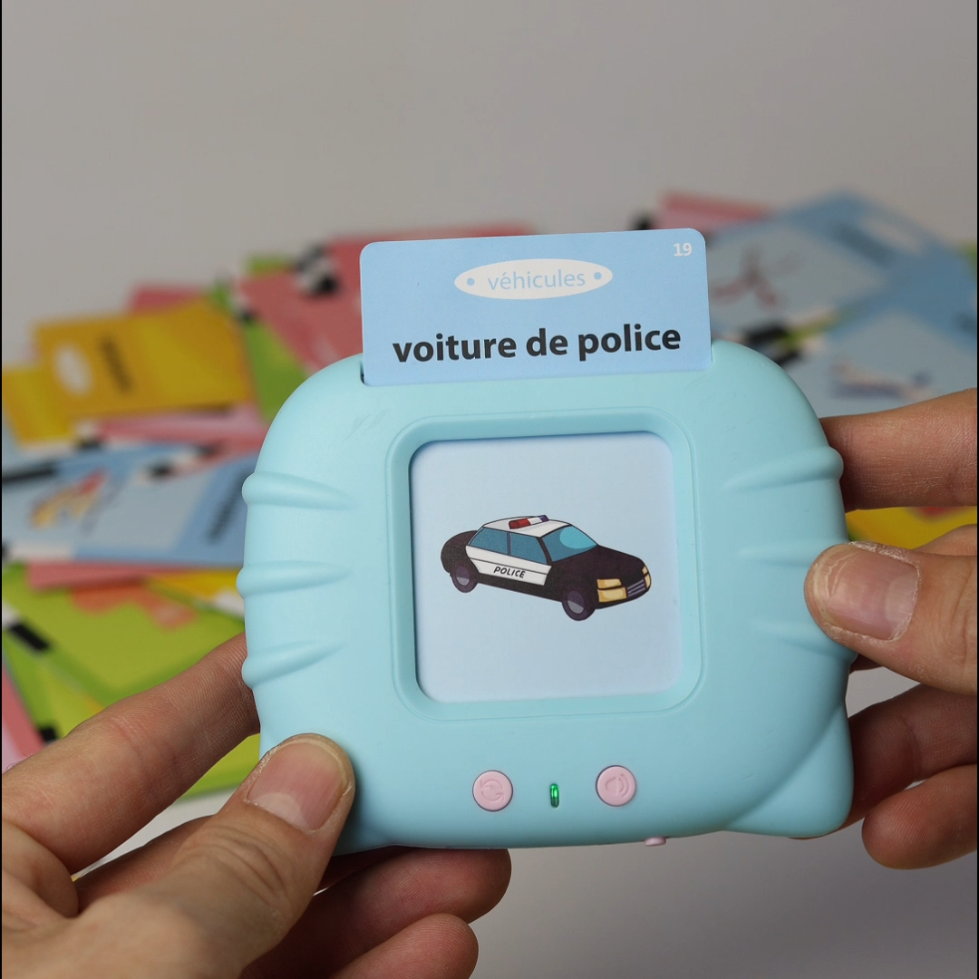 Lecteur de Cartes Flash Parlantes - 224 Mots pour Apprendre en S'amusant